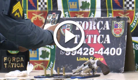 VÍDEO: polícia prende ‘segurança’ de ponto de droga na Zona Norte de Manaus
