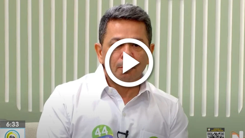 VÍDEO: vice-candidato ao governo do AM, Tadeu de Souza é entrevistado no programa 6H Notícias