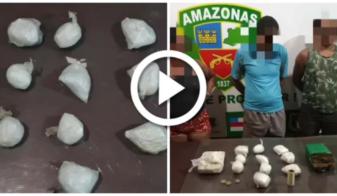 VÍDEO: trio é preso por tráfico de drogas em Eirunepé no interior do Amazonas