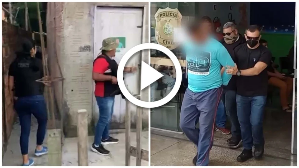 VÍDEO: três anos depois do crime, homem é preso por estupro na Zona Leste de Manaus