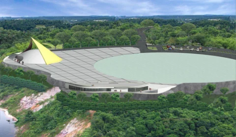 Em Manaus, parceria pública de R$ 70 milhões pode tirar do papel projeto de Oscar Niemeyer no Encontro das Águas