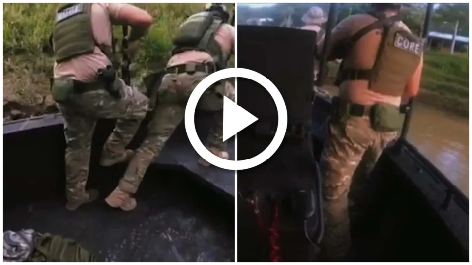 VÍDEO: operação é realizada para combater a pirataria e o desmatamento no interior do Amazonas