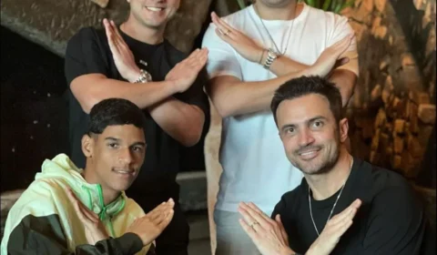 Ídolo do futsal mundial Falcão é mais novo agenciador do influenciador digital ‘Luva de Pedreiro’