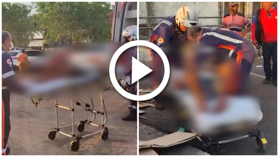 VÍDEO: homem é esfaqueado durante discussão no Centro de Manaus