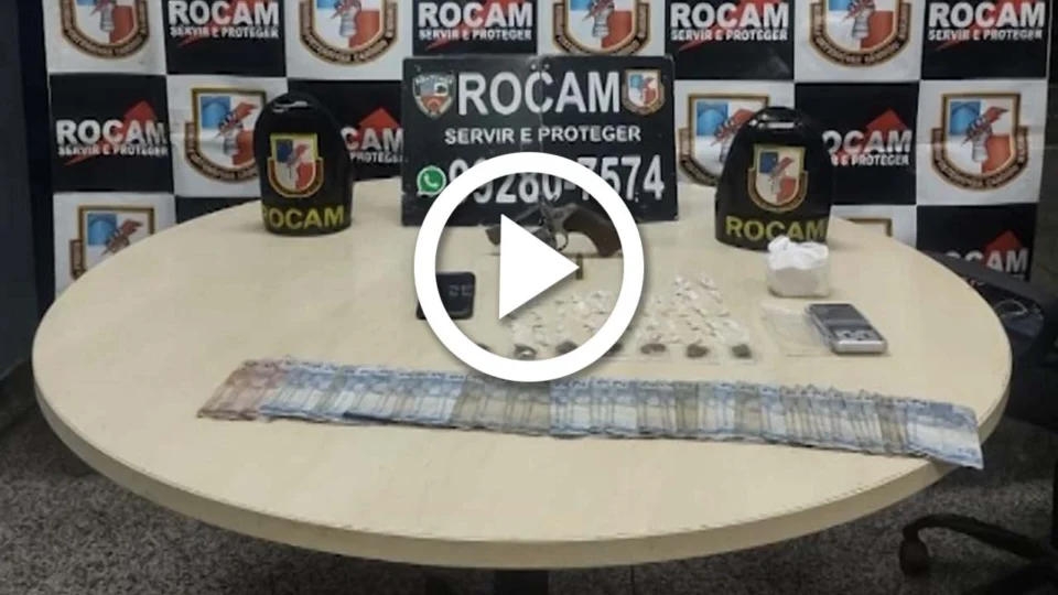 VÍDEO: homem é preso com drogas e arma de fogo na Zona Oeste de Manaus