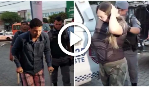 VÍDEO: aprovados em concurso da PM são presos por tráfico de drogas em Manaus