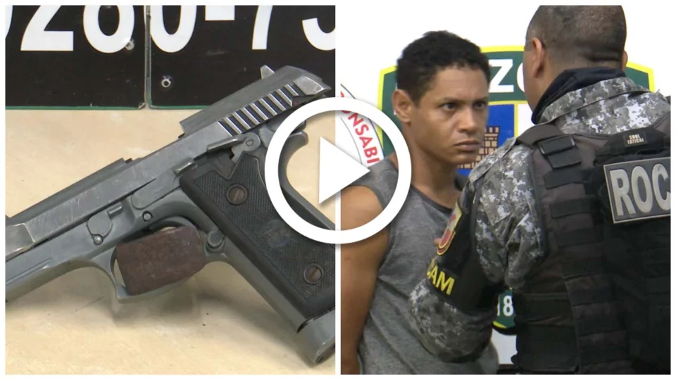 VÍDEO: suspeito de assalto é preso com arma falsa na Zona Leste de Manaus