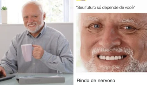 Homem do famoso meme ‘rindo de nervoso’ visita São Paulo