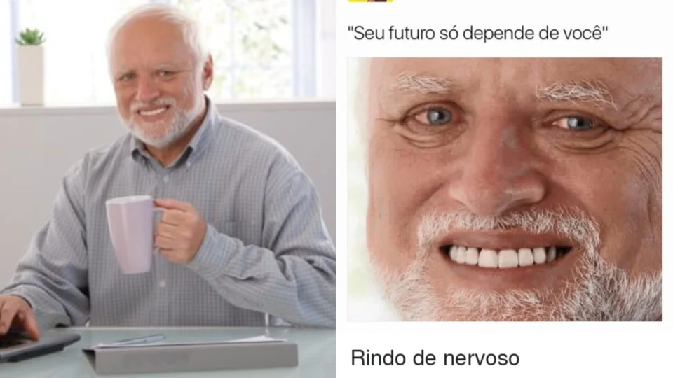 Homem do famoso meme ‘rindo de nervoso’ visita São Paulo