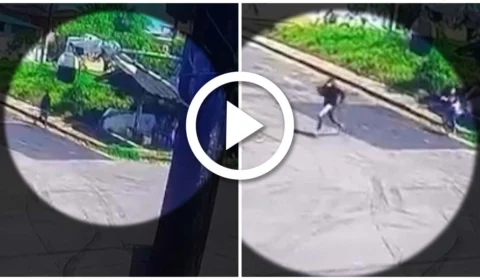 VÍDEO: mulher é vítima de assalto enquanto esperava condução na Zona Sul de Manaus