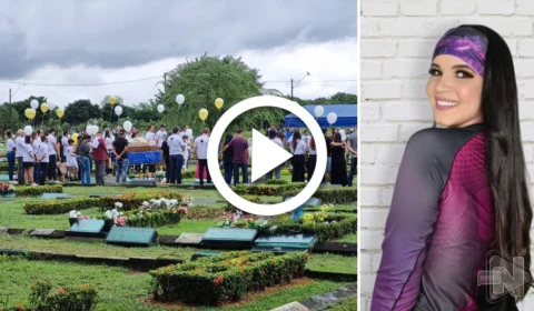 VÍDEO: familiares e amigos prestam últimas homenagens a paraquedista encontrada morta em Manaus