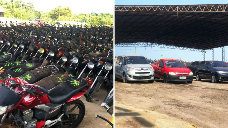 Detran-AM realiza quarto leilão do ano com 737 veículos a partir de R$ 100 no AM