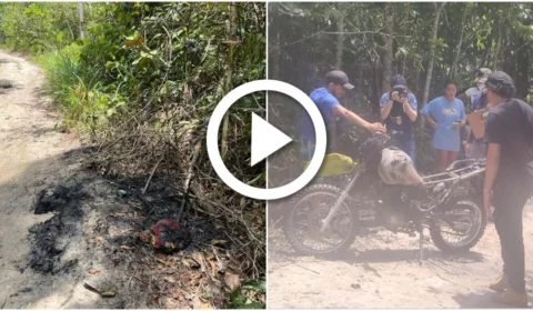 VÍDEO: adolescente cai de motocicleta e morre eletrocutada na Zona Norte de Manaus
