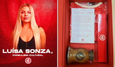 Luísa Sonza é ‘contratada’ pelo Internacional, seu time do coração, para ser Consulesa Cultural