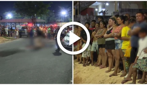 VÍDEO: suspeito de assalto é assassinado no bairro Petrópolis, Zona Sul de Manaus