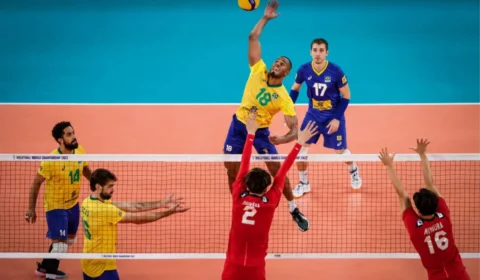 Brasil enfrenta Catar pelo Mundial de Vôlei Masculino na  Eslovénia e Polônia nesta terça-feira (30)