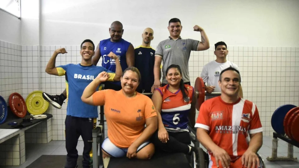Paratletas do Amazonas participam do Brasileiro de Halterofilismo e Arremesso de Peso em São Paulo