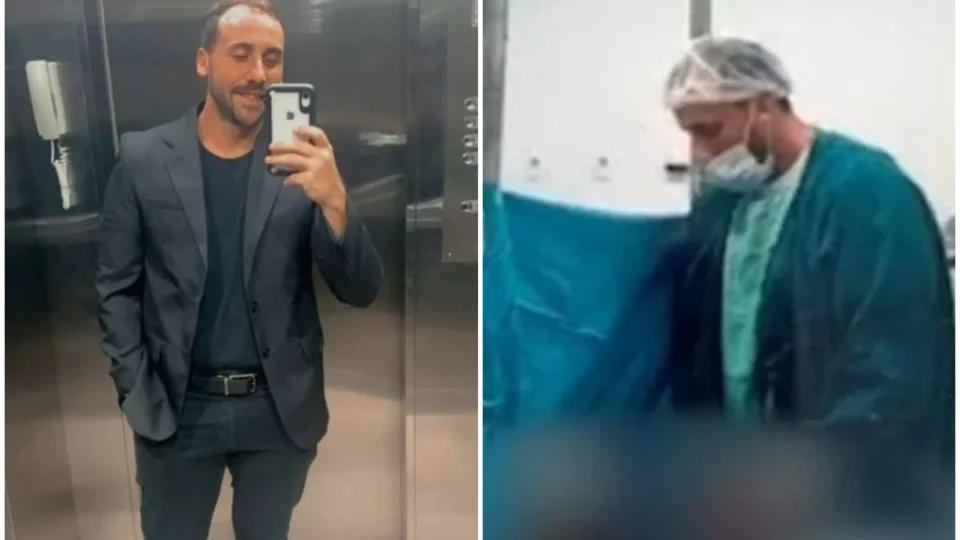 Sedação anormal e movimento estranho levantaram suspeitas sobre anestesista flagrado estuprando grávida, no RJ