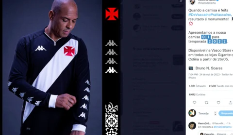 Vasco da Gama lança nova camisa número 1 para temporada 2022