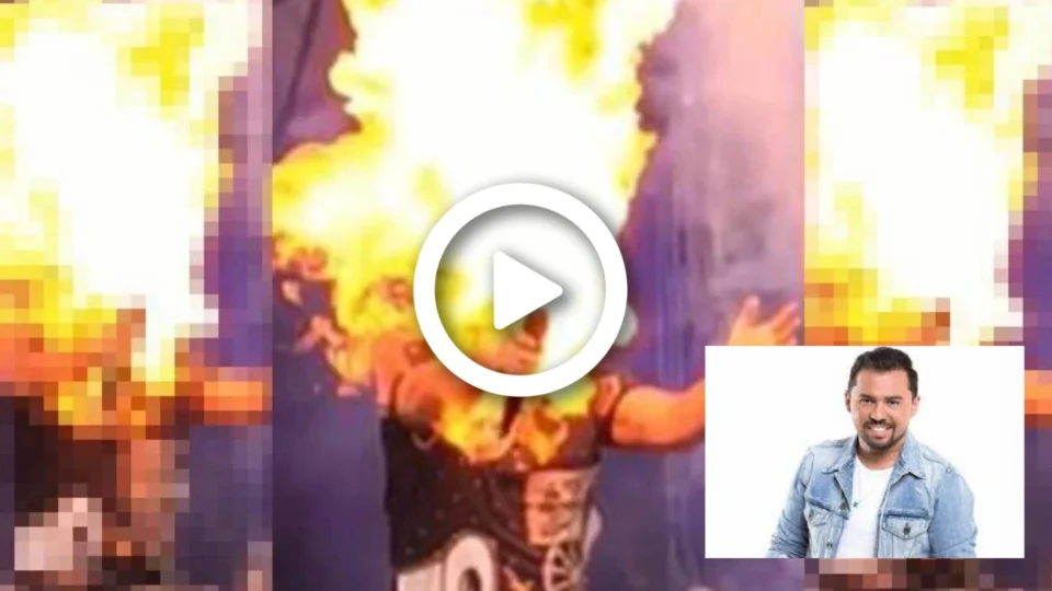 VÍDEO: chama de fogo atinge rosto Xand Avião durante show em São Paulo