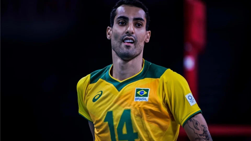 Jogador Douglas Souza anuncia aposentadoria da seleção brasileira masculina de vôlei