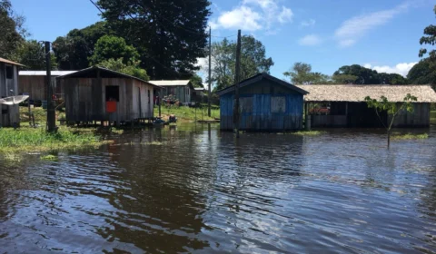Autazes, no AM, decreta situação de emergência por conta da cheia dos rios Autaz-Açú e Madeira
