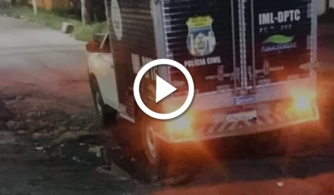 VÍDEO: homem é executado com tiros na cabeça em rua do Parque Dez, em Manaus