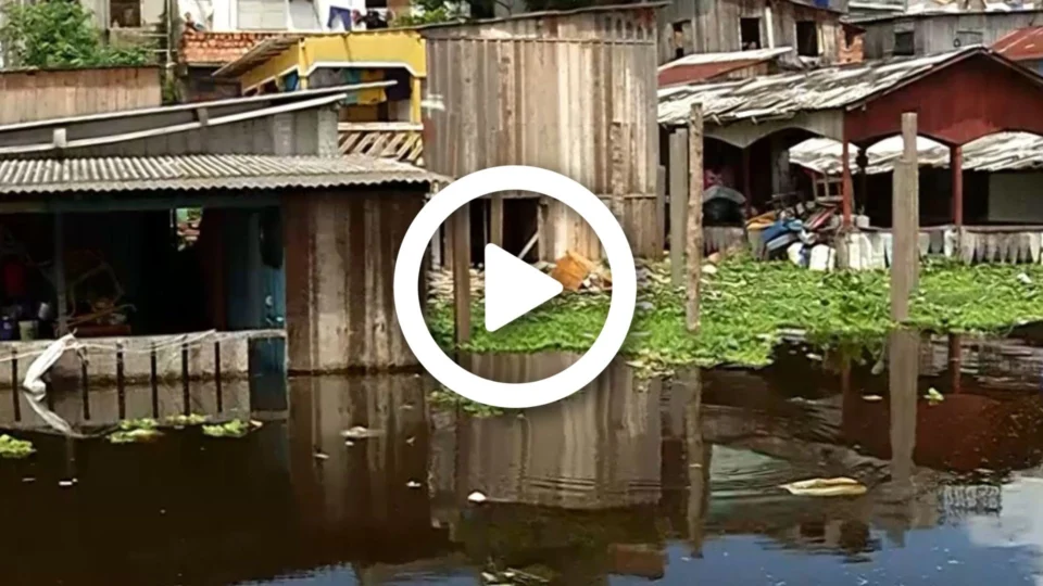 VÍDEO: cheia deixa 23 municípios do Amazonas em alerta