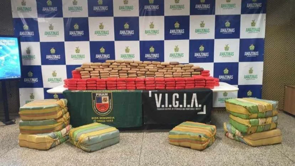 Cinco pessoas são presas com 600 quilos de drogas no Amazonas