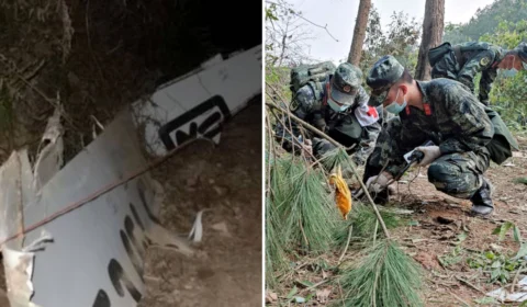 Caixa-preta de avião que caiu na China é encontrada