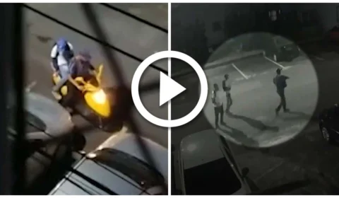 VÍDEO: três suspeitos fazem arrastão em residencial da Zona Norte de Manaus