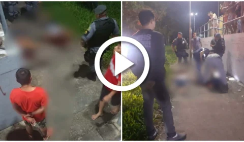 VÍDEO: dupla é executada com tiros à queima roupa na Zona Oeste de Manaus