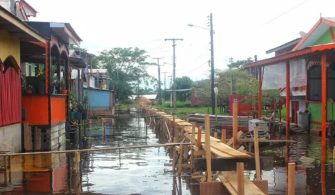 Anori, no AM, decreta situação de emergência por conta da subida do Rio Solimões