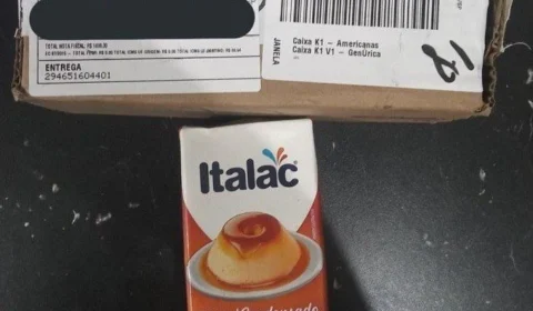 Em São Paulo, jovem compra celular, mas recebe uma caixa de leite condensado no lugar do produto