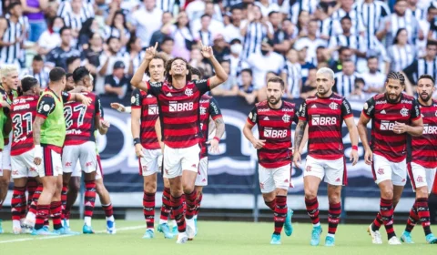 Em jogo duro e sob pressão, Flamengo empata em 2 a 2 com Ceará pelo Brasileirão