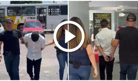 VÍDEO: polícia prende suspeito de ferir cunhado com faca em Manaus