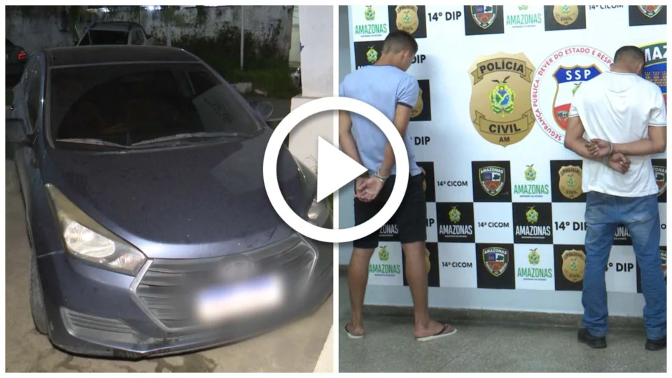 VÍDEO: suspeitos sequestram motorista de app para assaltar em carro na Zona Leste de Manaus
