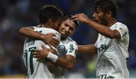 Palmeiras surpreende, bate Emelec por 3 a 1 e dispara na liderança do Grupo A da Libertadores da América