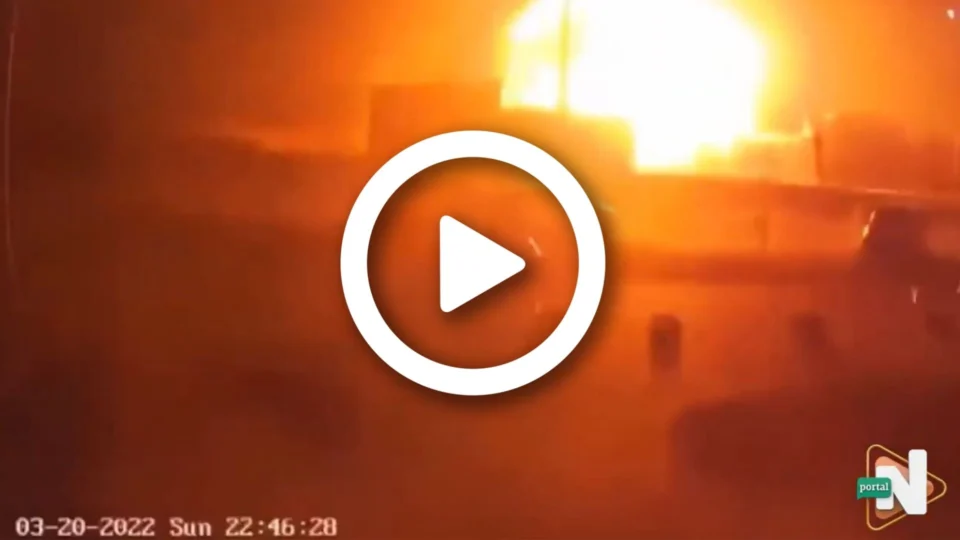 VÍDEO: câmera de segurança flagra momento de explosão em shopping center de Kiev, na Ucrânia