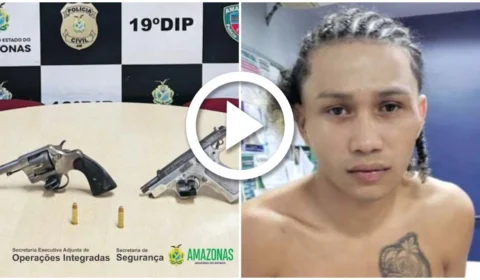 VÍDEO: operação prende homem que estava ameaçando pessoas na Zona Oeste de Manaus