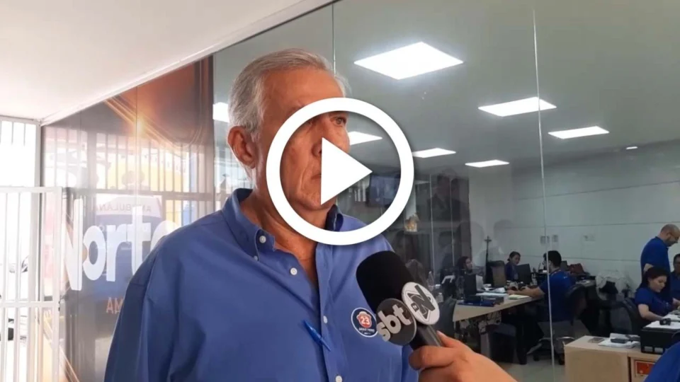 Eleições 2022: candidato a vice-governador do AM Humberto Michilis chega para debate no Grupo Norte de Comunicação