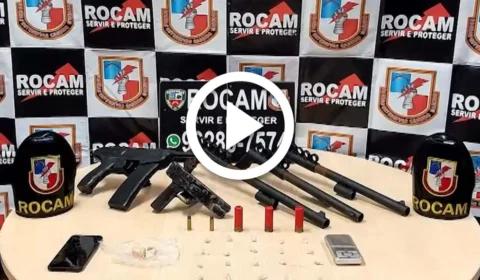 VÍDEO: ‘seguranças de boca de fumo’ são presos pela polícia na Zona Oeste de Manaus