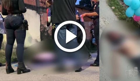VÍDEO: homem não identificado é executado com 13 tiros em rua da Zona Leste de Manaus