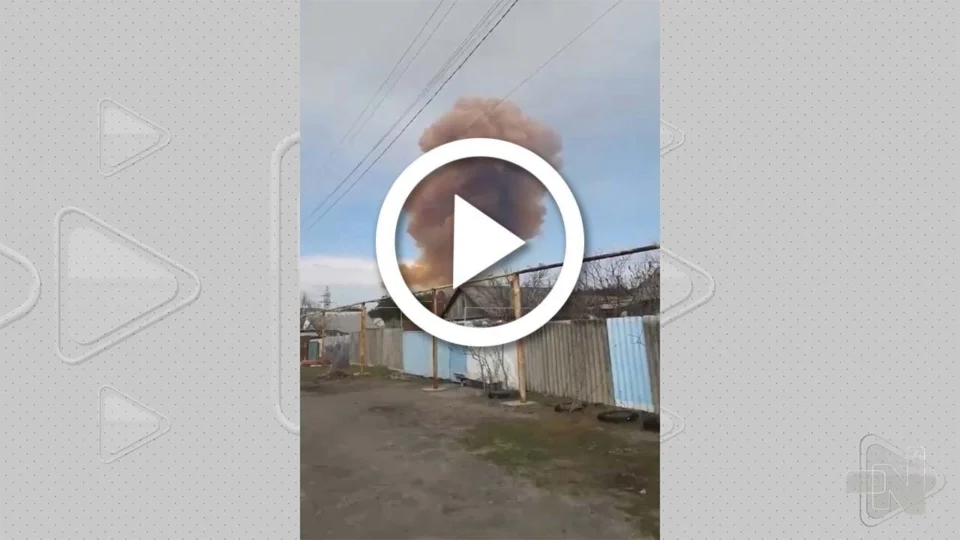 VÍDEO: russos atacam depósito de ácido nítrico perto de Luhansk, diz parlamento ucraniano