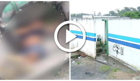 VÍDEO: corpo é resgatado dentro de reservatório de água na Zona Norte de Manaus