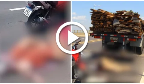VÍDEO: motociclista morre em acidente na Ponte Rio Negro, Zona Oeste de Manaus