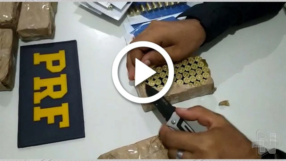 VÍDEO: Polícia Rodoviária Federal apreende mais de mil munições na BR 174, no AM