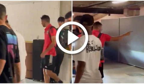 VÍDEO: Calleri diz que arcará com prejuízo de celular de torcedor palmeirense