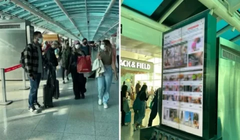 Vídeos pornôs são exibidos por hackers no aeroporto Santos Dumont, no RJ