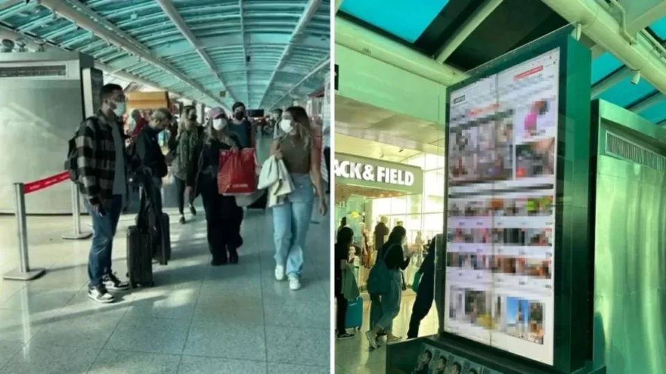 Vídeos pornôs são exibidos por hackers no aeroporto Santos Dumont, no RJ